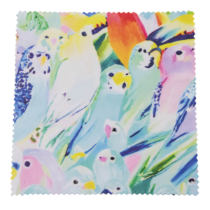 various parrots pattern microfiber cleaning cloth