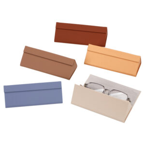 solid color foldable glasses case